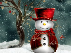 Снеговик в Красном
